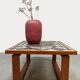 Vintage Danish ceramic teak side table Ox-Art Trioh 'Square'