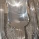 12 silver-plated metal ice cream scoops, Christofle silversmith, Chinon pattern