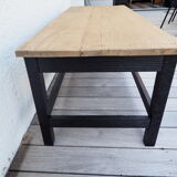 Oak and pine coffee table