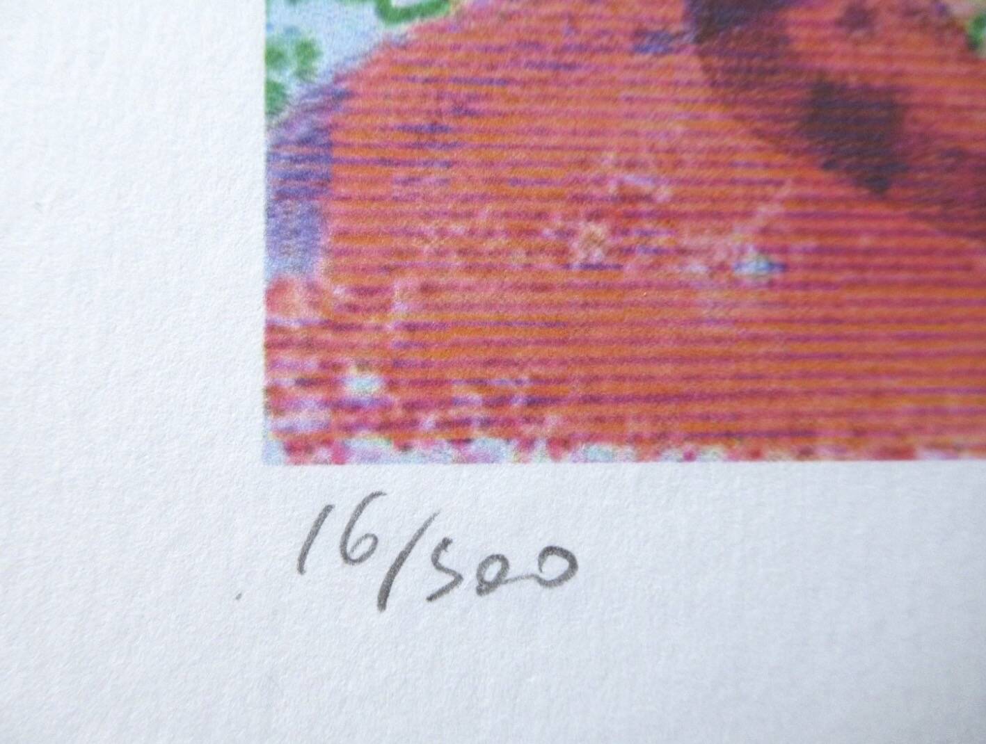 Lithograph by David Hockney, signed and numbered.