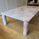 Marble coffee table