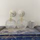 Pair of vintage wall sconces globes