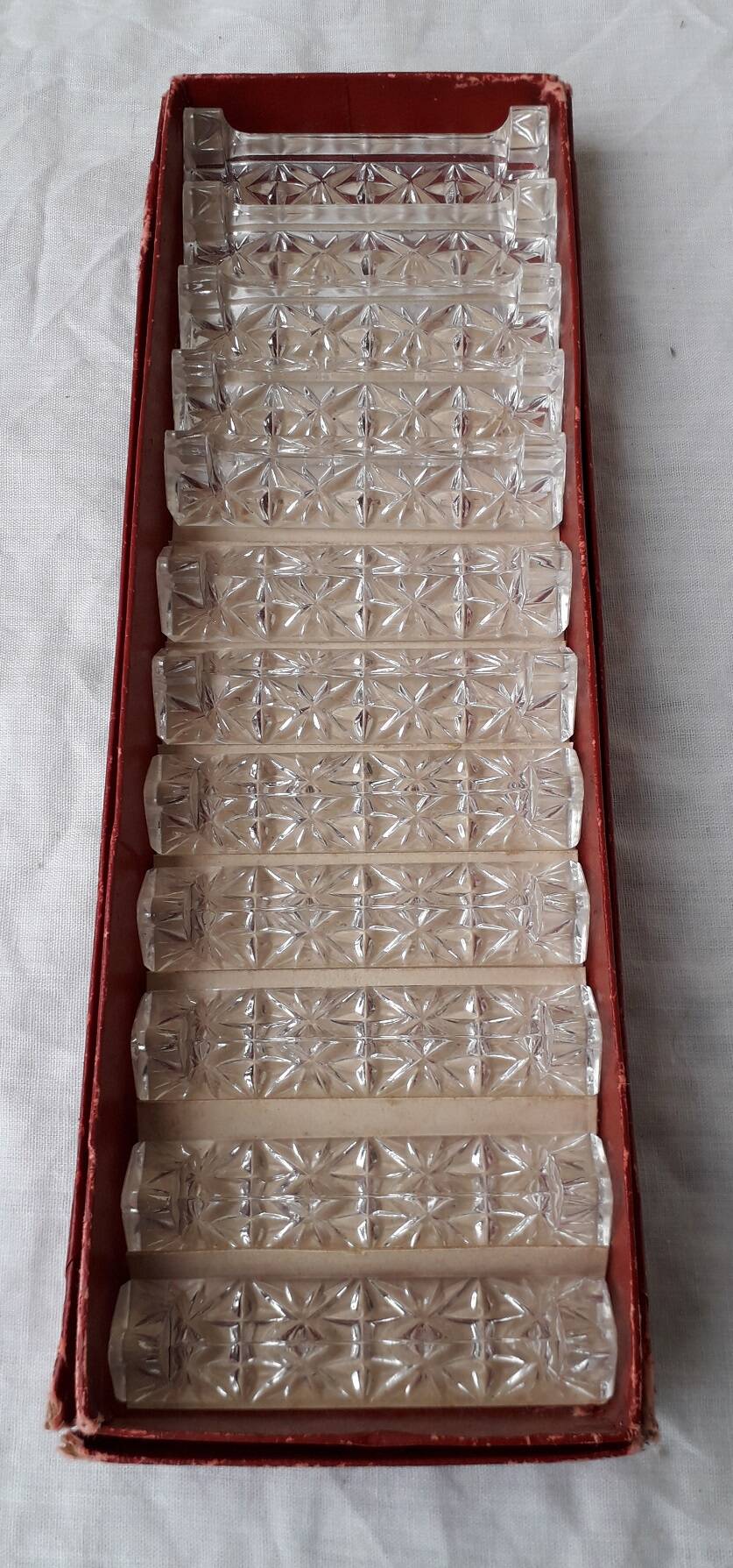 12 crystal knife holders