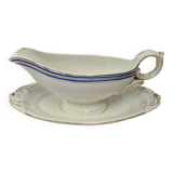 White ceramic gravy boat