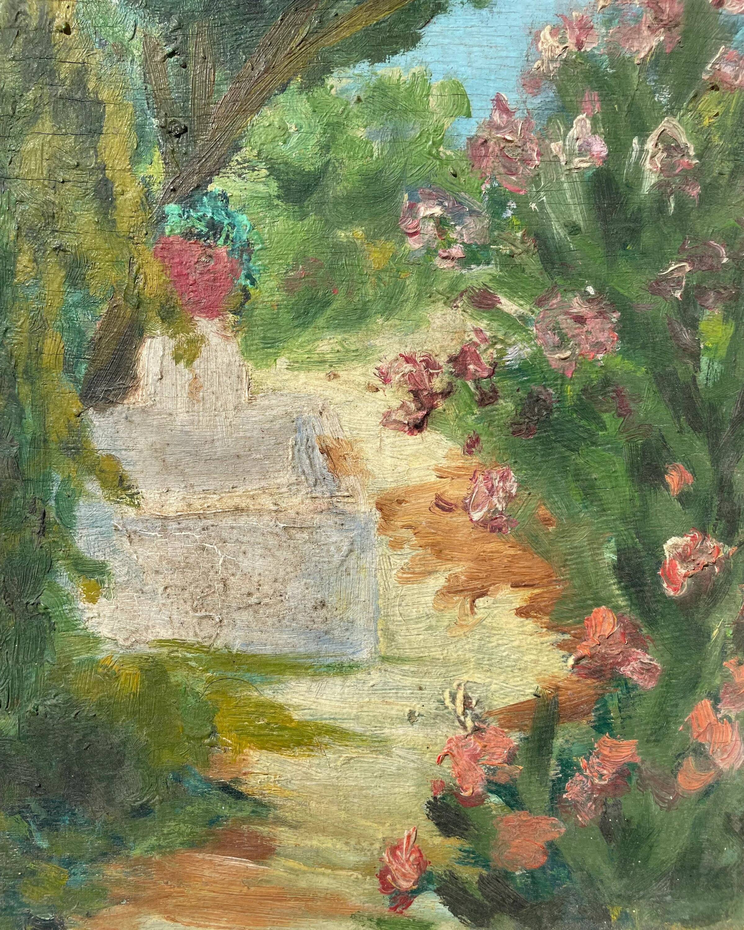 Vintage French Provence Oil Painting