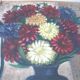 Old painting dahlias