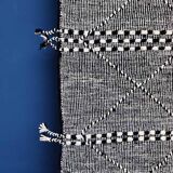 Berber carpet black zanafi 150x250 cm