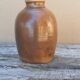 Brown vase signed Barotte