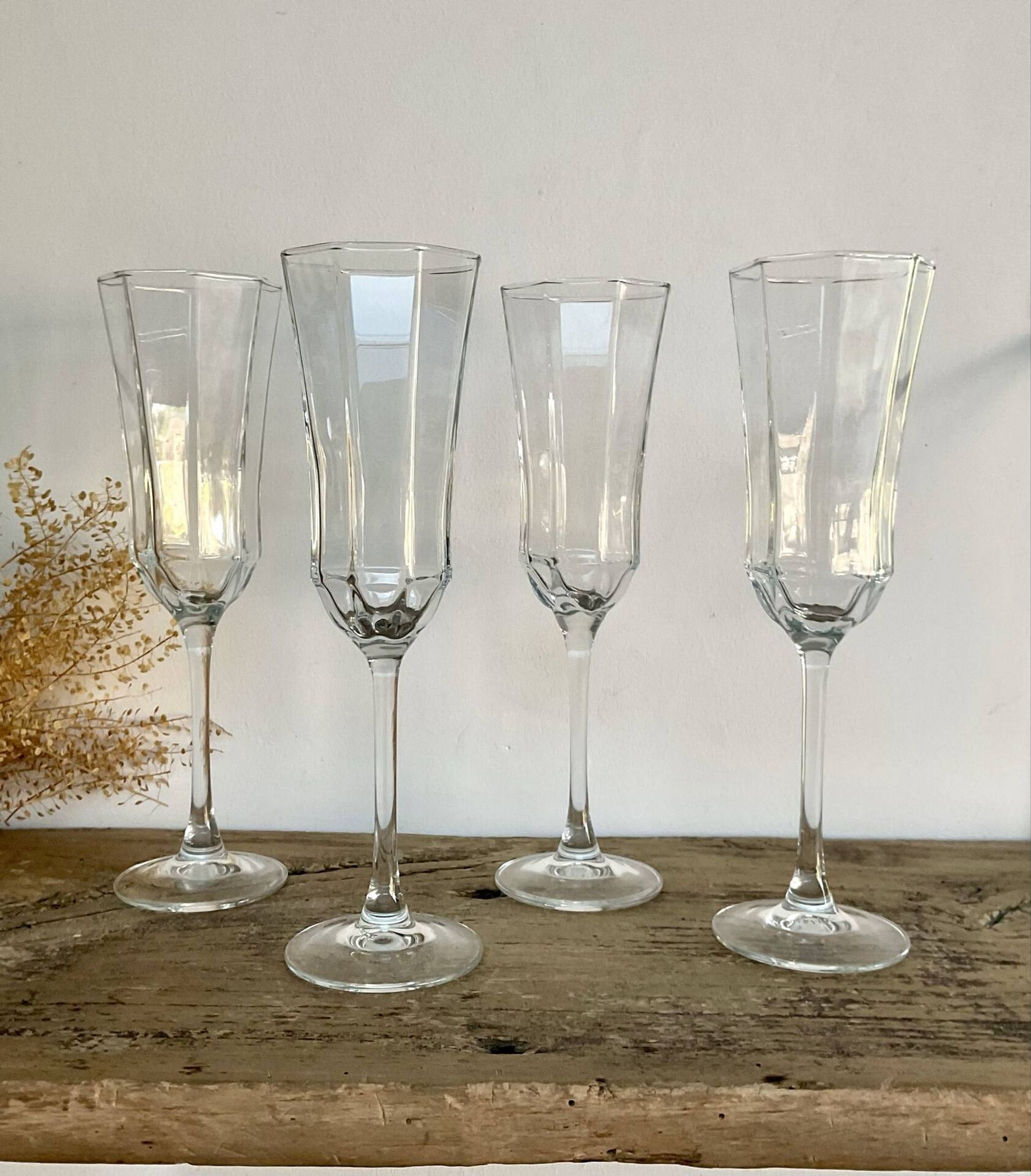 4 flûtes à champagne « Octime » Luminarc