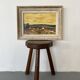 Painting "Village" M.Bellini, Oil on Panel signed