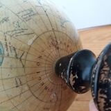 Lebegue 19th century Napoleon III world map globe