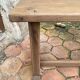 Pair of antique solid oak benches