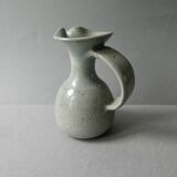 Light blue stoneware pitcher from the 70s, Versailles