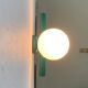 Mid-century German space age wall lamp by Kaiser Idell / Kaiser Leuchten.