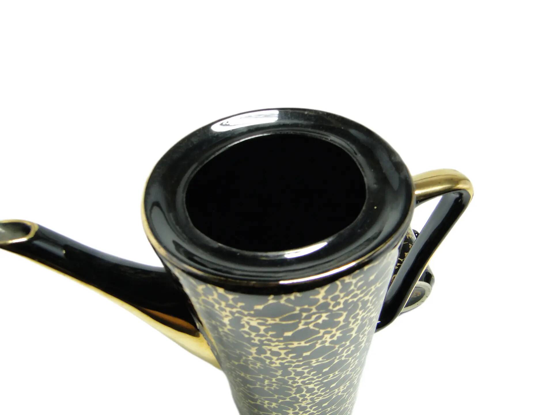Cafetière Ira et sucrier, design moderne du milieu du siècle, porcelaine, Ćmielów, Pologne, années 1970.