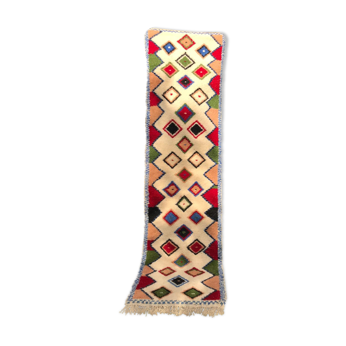 Tapis de Couloir Berbère coloré 85x300 cm