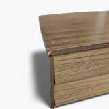 Porte-manteau vintage sur pied avec miroir