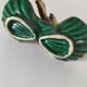 Vintage 1960s-1970s fish barbotine pocket vases