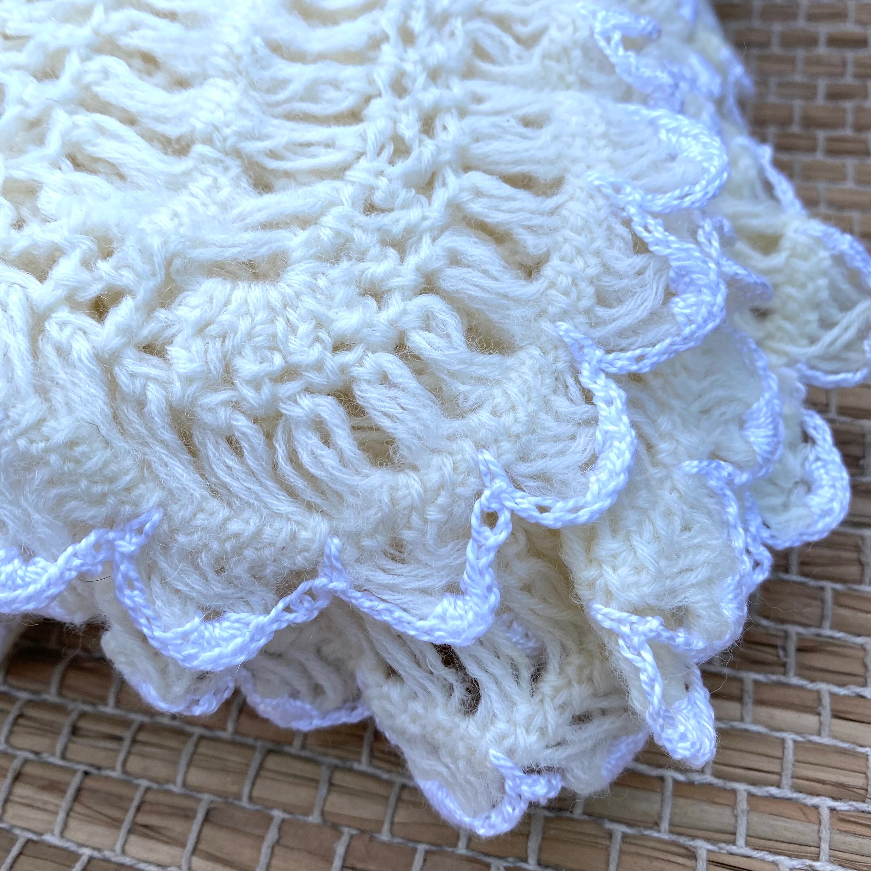 Blanket, crocheted plaid