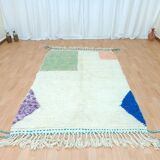 Handmade Moroccan rug in wool 3 x 2 m
