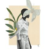 Print Collage Format A3. In Full Flight