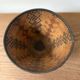 Panier bol en jonc tressé vintage