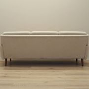 Canapé crème, design danois, années 1970, production : Danemark