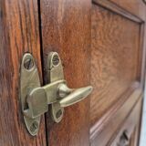 1950s, Scandinavian design, wall cabinet, original good condition, oak wood.