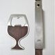 Deux ouvre bouteille palissandre acier design vintage