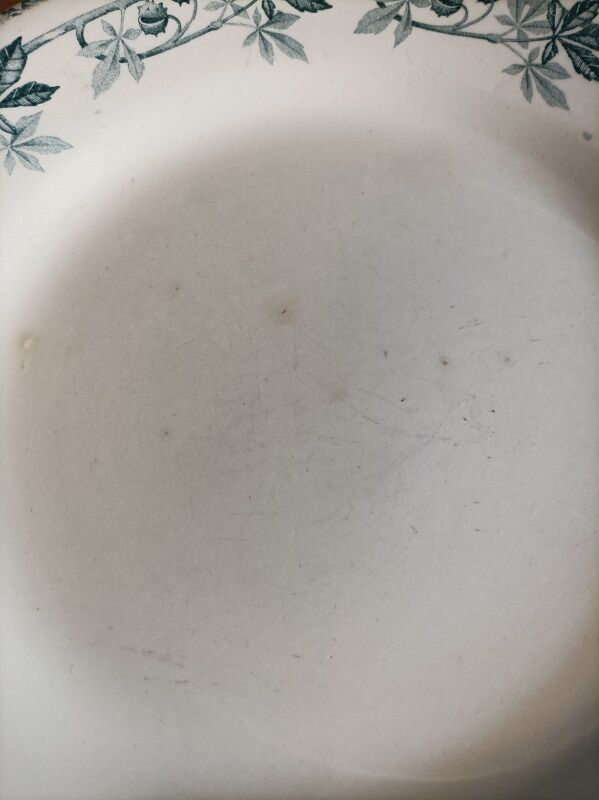 Set of 2 plates iron earth Chestnut