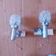 Pair of vintage 70's wall lights
