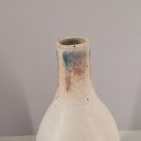 French soliflore vase in enamelled sandstone