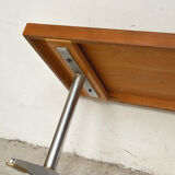 Extensible low table with metal feet 1960s