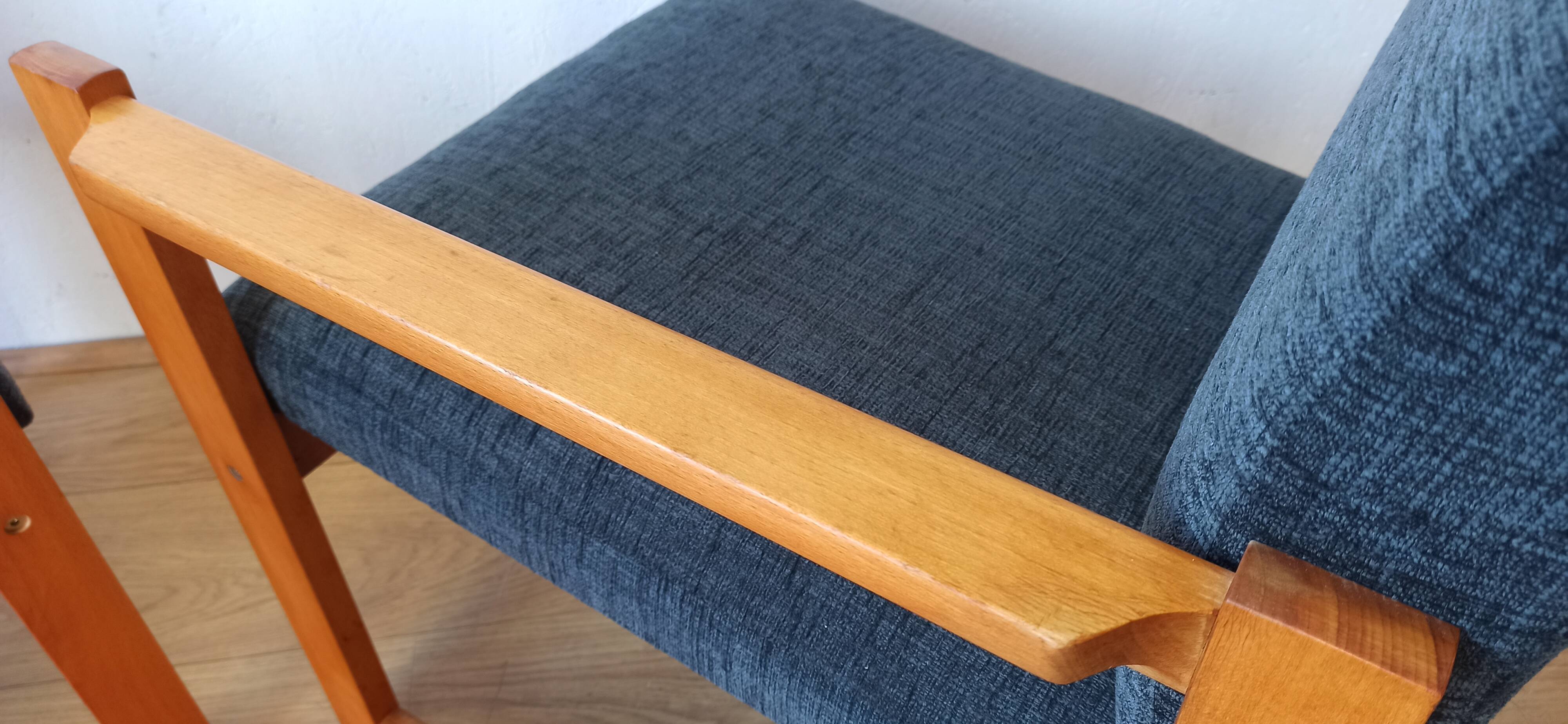 Fauteuils vintage 1970. Ensemble de 2.