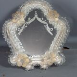 Old Venetian glass mirror to install or hang without lack. SB