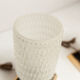 Paire de lampes de chevet 1960 laiton verre etoile