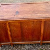Old desk with administrative style drawers