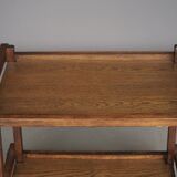 Desserte au thé hollandais moderniste en chêne. Années 1950