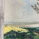 Vintage landscape watercolor