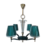 Chandelier of the end of the era art deco design 1940s