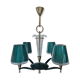 Chandelier of the end of the era art deco design 1940s