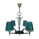Chandelier of the end of the era art deco design 1940s