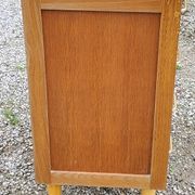 Vintage chest of drawers from the 50s in blond oak 4 drawers conical legs