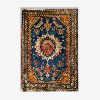 Small handwoven oriental persian hamadan rug- 46x80cm