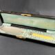 Serving shovel in guilloché silver metal 19th century Napoleon III
