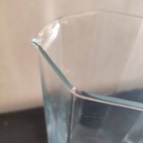 Clear glass pitcher