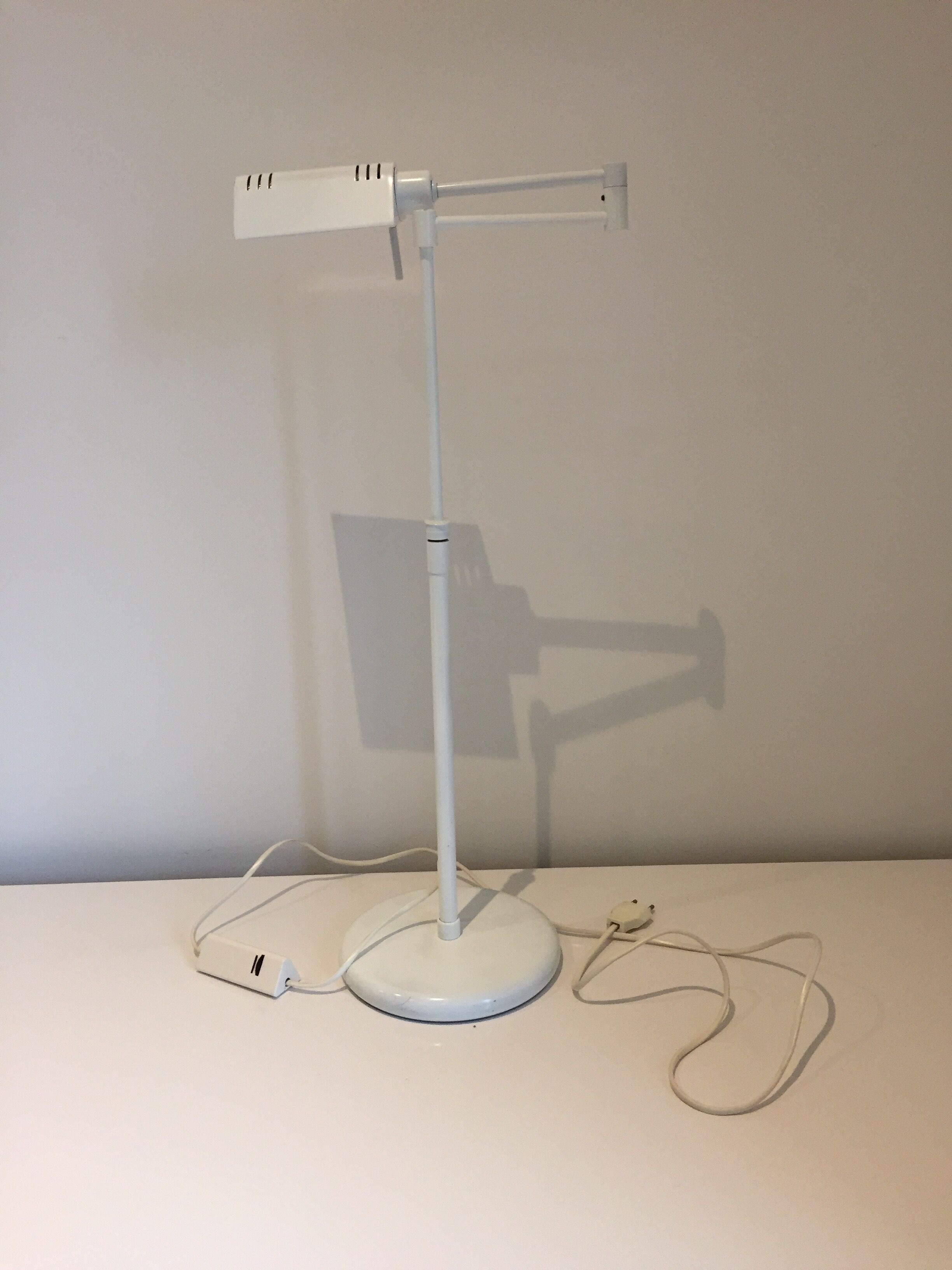 Holtkotter double-arm articulated reader, adjustable in height, Germany, 1970/1980