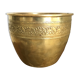 Cache-pot en laiton début XXème