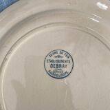 Iron earth plate, early 20th century. Model Guadaloupe by Debray