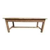 oak farmhouse table - 2 drawers